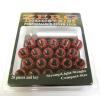 ZERG OPEN END SPLINE TUNER LOCK LUG NUTS Honda Acura 12X1.5 Red