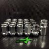 16 CHROME JEEP LUG NUTS + 4 WHEEL LOCKS | 1/2X20 BULGE ACORN 5X4.5 5X114.3 5X5