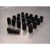 12x1.5 Steel Lug Nuts 16pc Set Black + Lock Key Tuner Toyota Honda Lexus Ford #4 small image