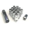 20 MUSTANG CHROME SPLINE LUG NUTS | 1/2-20 | CLOSED END |  LOCK KEY | JEEP | NEW #1 small image