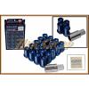 VOLK RACING RAYS STRAIGHT L42 DURA WHEELS LOCK LUG NUTS 12X1.5 1.5 RIM BLUE L #1 small image