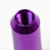 20X RACING RIM EXTENDED ACORN TUNER  WHEEL LOCK LUG NUTS+1X ADAPTER KEY PURPLE