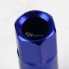 FOR DTS/STS/DEVILLE/CTS 20X EXTENDED ACORN TUNER WHEEL LUG NUTS+LOCK+KEY BLUE #3 small image