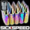 20 NEO CHROME 60MM EXTENDED TUNER LOCKING LUG NUTS LUGS WHEELS/RIMS 12X1.5 L17