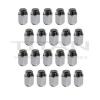 20 Piece Acorn Style Chrome Lug Nuts 12x1.25 Thread Pitch