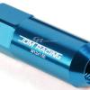 FOR DTS/STS/DEVILLE/CTS 20X EXTENDED ACORN TUNER WHEEL LUG NUTS+LOCK LIGHT BLUE