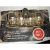 NEW SET OF ANTI THEFT LUG NUT WHEEL LOCK SET HARDENED STEEL IND CODED KEY