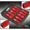 FOR HONDA M12x1.5MM LOCKING LUG NUTS TRACK EXTENDED OPEN 20 PIECES KEY UNIT RED #2 small image