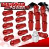 For Mazda 12X1.5 Locking Lug Nuts Sport Racing Heavy Duty Aluminum Set Kit Red #1 small image