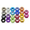 M5 Aluminum Alloy Nylon Lock Nut Multi-Color QTY 10