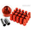 Godspeed Type4 50mm 31g FORGED RIM WHEEL LOCK LUG NUTS 12x1.5 w/ Key RED d