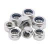 A2 Stainless Steel Nylon Insert Locking Nuts M2 2.5 3 4 Lock Nut QTY 50