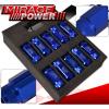 FOR NISSAN M12x1.25MM LOCKING LUG NUTS JDM VIP RIMS ALUMINUM 20PCS UNIT KIT BLUE