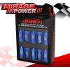 FOR NISSAN M12x1.25MM LOCKING LUG NUTS JDM VIP RIMS ALUMINUM 20PCS UNIT KIT BLUE