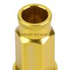 FOR CORVETTE MALIBU IMPALA 20 PCS M12 X 1.5 50MM LUG NUT+ADAPTER KEY GOLD