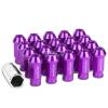 FOR CORVETTE/IMPALA 20X M12 X 1.5 LUG RIM/WHEEL ACORN TUNER LOCK NUTS PURPLE