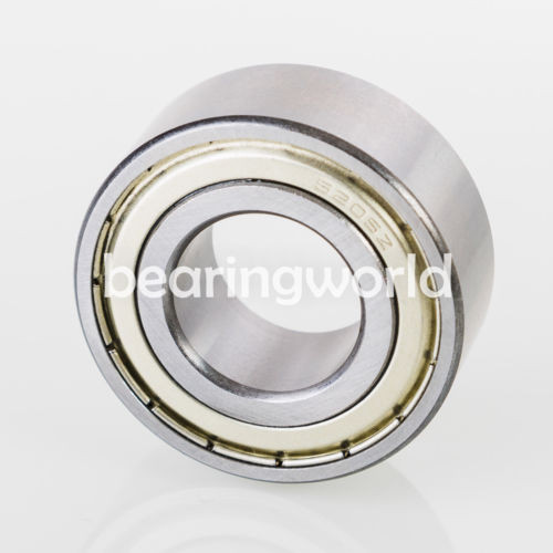 5303 ZZ Double Row Shielded Angular Contact Bearing 17mm x 47mm x 22.2mm #1 small image