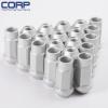 M12X1.5MM 20 PCS Aluminum Wheel Nut Lug Nuts Open Ended With Locking Key Sl