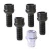 5pcs/Set 17mm Wheel Bolt &amp; Lock Lug Nut Fit For VW Golf Jetta Beetle Passat Audi #3 small image