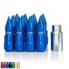 Racing Aluminum Lock Lug Nuts With Spikes 20Pcs W/Key 12x1.25 For Nissan Subaru #2 small image