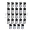 24 Piece Acorn Style Chrome Lug Nuts 12x1.25 Thread Pitch