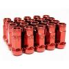 Z RED STEEL 48MM LUG NUTS OPEN EXTENDED 12X1.25MM 20PCS KEY FOR NISSAN #1 small image