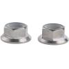 2 pcs Titanium / Ti M14 x 1.5 Pitch Sprocket Flange Lock Nut - Gr.5 6Al/4V Ti