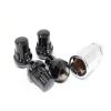 16 Lug Nuts 4 Black Tuner Wheel Locks Combo 14x1.5 Chrysler 300 300C CTS #1 small image