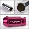 20 PCS M12 X 1.5 ALUMINUM 50MM LUG NUT/WHEEL LOCK+ADAPTER KEY PINK