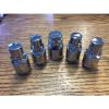 Set Lug Nut Wheel Lock Nuts 9/16 Bulge Acorn Locking Lugs New #1 small image