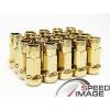 Z RACING GOLD 48MM STEEL OPEN EXTENDED LUG NUTS TUNER SET 20 PCS 12X1.5 #1 small image