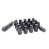 20 Black Lug Nuts Acura Honda Tuner Spline 12x1.5 Free Shipping Locking Key incl