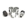 (4) 7/16 MAG WHEEL LOCKS WITH (1) PUZZLE KEY ANTI THEFT SECURITY LUG NUTS