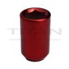 20 Piece Red Chrome Tuner Lugs Nuts | 7/16&#034; Hex Lugs | Key Included #2 small image