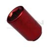 20 Piece Red Chrome Tuner Lugs Nuts | 7/16&#034; Hex Lugs | Key Included #3 small image
