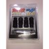 MUTEKI 32901B Black 12mm x 1.25mm SR48 Open End Locking Lug Nut Set NEW SEALED #1 small image