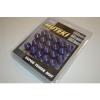 MUTEKI PURPLE OPEN END SPLINE TUNER LOCK LUG NUTS 20PCS 12X1.25 ACORN WHEEL RIM