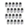 20 Piece Acorn Style Chrome Lug Nuts 1/2&#034; Inch Thread Pitch 1