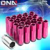 20 PCS T-6061 ALUMINUM PINK M12X1.5 EXTENDED WHEEL/RIM LUG NUTS KEY KIT