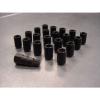 12x1.5 Steel Lug Nuts 20 Piece Set Lock Key Black Tuner Lugs Open End Ford Chevy #4 small image