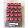 VOLK RACING RAYS STRAIGHT L42 DURA WHEELS LOCK LUG NUTS 12X1.5 1.5 RIM RED H