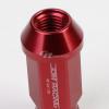 FOR CAMRY/CELICA/COROLLA 20X ACORN TUNER ALUMINUM WHEEL LUG NUTS+LOCK+KEY RED #4 small image