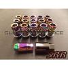 NRG NEO CHROME 100 SERIES OPEN ENDED LUG NUTS 12X1.5MM 17PCS SET WITH LOCK