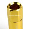 20X RACING RIM 60MM EXTENDED ANODIZED WHEEL LUG NUT+ADAPTER KEY GOLD
