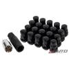 MUTEKI SR35 12x1.5 Rim Wheel Tuner Lug Lock Nut M12 P1.5 C/E Black w/ key e #1 small image