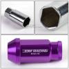 20 PCS PURPLE M12X1.5 OPEN END WHEEL LUG NUTS KEY FOR DTS STS DEVILLE CTS #5 small image