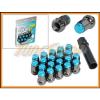 PROJECT MU PMU SUPER 7 LOCK LUG NUTS 12X1.25 1.25 TEAL ACORN WHEELS RIMS CLOSE N