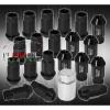 FOR NISSAN 12MMX1.25 LOCKING LUG NUTS EURO WHEELS RIMS THREADED 20PCS UNIT BLACK