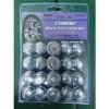 DORMAN ACORN WHEEL NUT LOCK KIT 711-141 7/16&#034; - 20 CHROME 16 NUTS 4 LOCKS 1 KEY