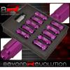 FOR SUZUKI M12x1.25MM LOCKING LUG NUTS WHEELS ALUMINUM 20PCS SET PURPLE